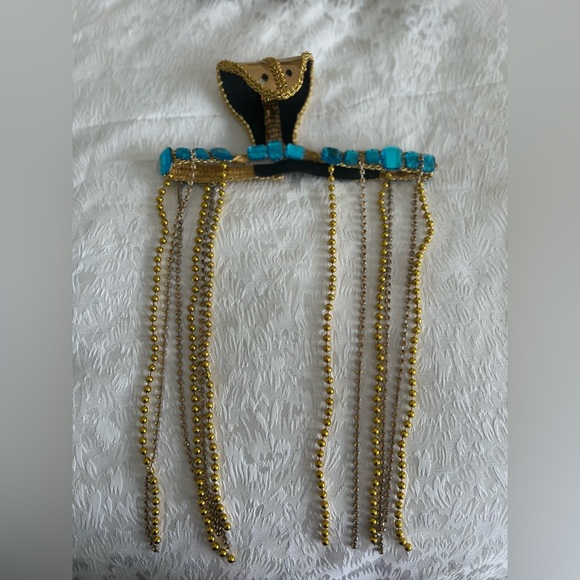 Queen Cleopatra Halloween costume with headpiece customized - Picture 8 of 10